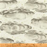 Stargazer- Clouds- Ivory/Metallic